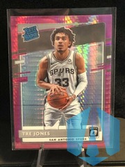 2020-21 Donruss Optic Rated Rookie Hyper Pink Prizm #188 Tre Jones RC